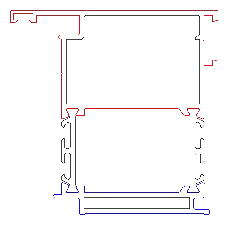 Зображення Стулка дверей панельних 75 мм [K528758]