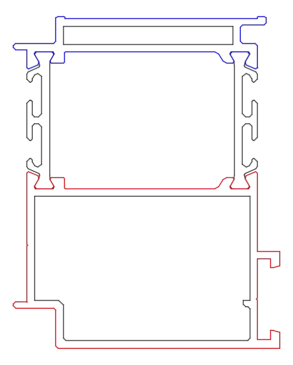 Зображення Стулка делатаційна панельних дверей 50 мм [K528761]