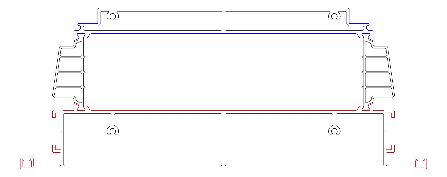 Зображення Стулка дверей панельних 220 мм [K528707]
