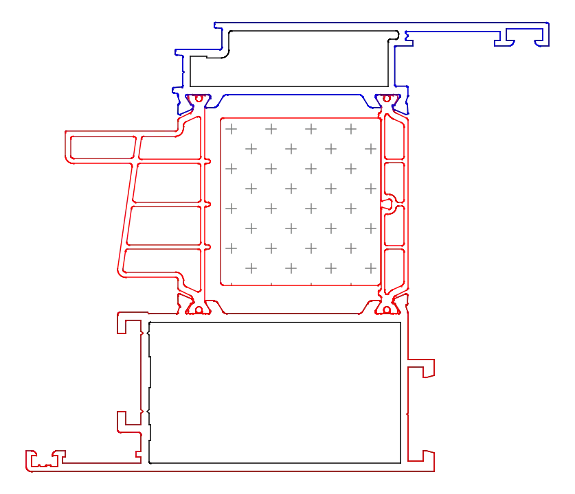 Зображення Стулка дверей 78 мм (AERO) [K830044]