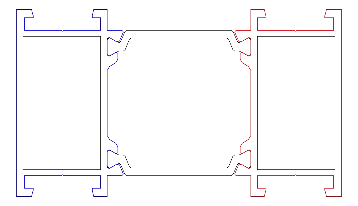 Зображення Рама (без щоки) 44,5x77,2 мм [K519798]