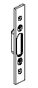 Зображення Планка запірна MR/Auto, 120x24x3/NL12 [6-40032-AA-0]