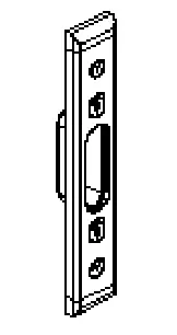Зображення Планка запірна MR/Auto, 120x24U6/NL12 [6-40032-AC-0]