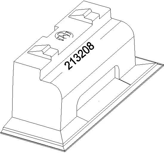Зображення Кришка водовідвідного паза H. 15 мм [021.3208]