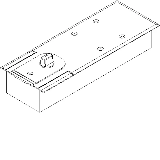Зображення FLOOR DOOR CLOSER 90° [021.5665]