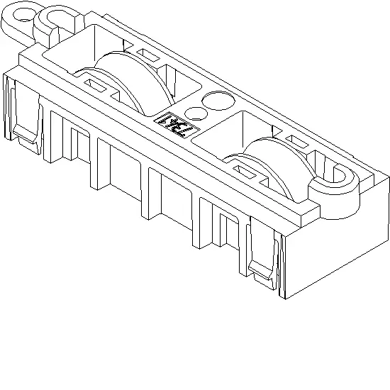 Зображення DOUBLE ROLLER NOT ADJUSTABLE INOX 160KG [021.5698]