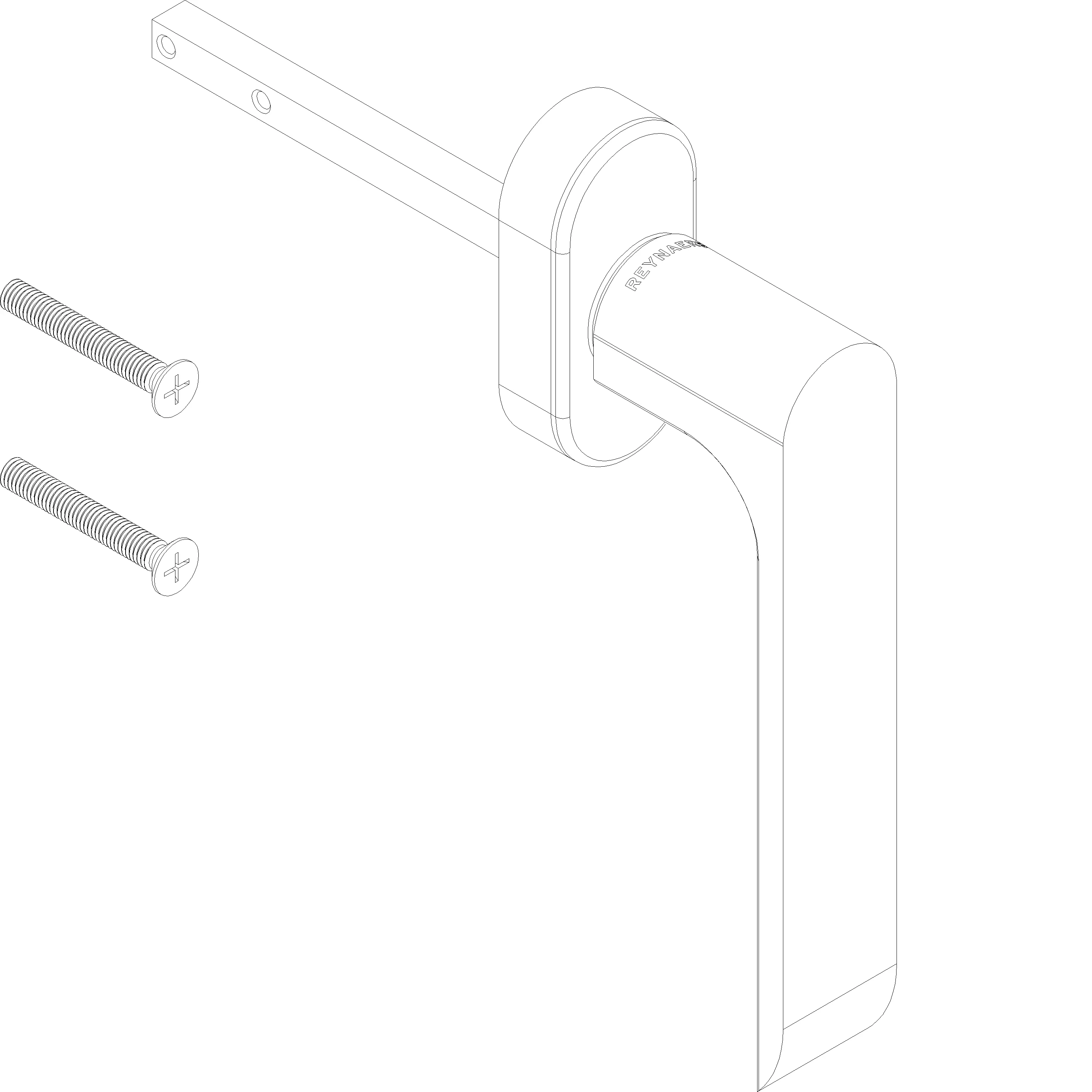 Зображення HANDLE MAXIMA CARRE 7 мм [022.5442.35]
