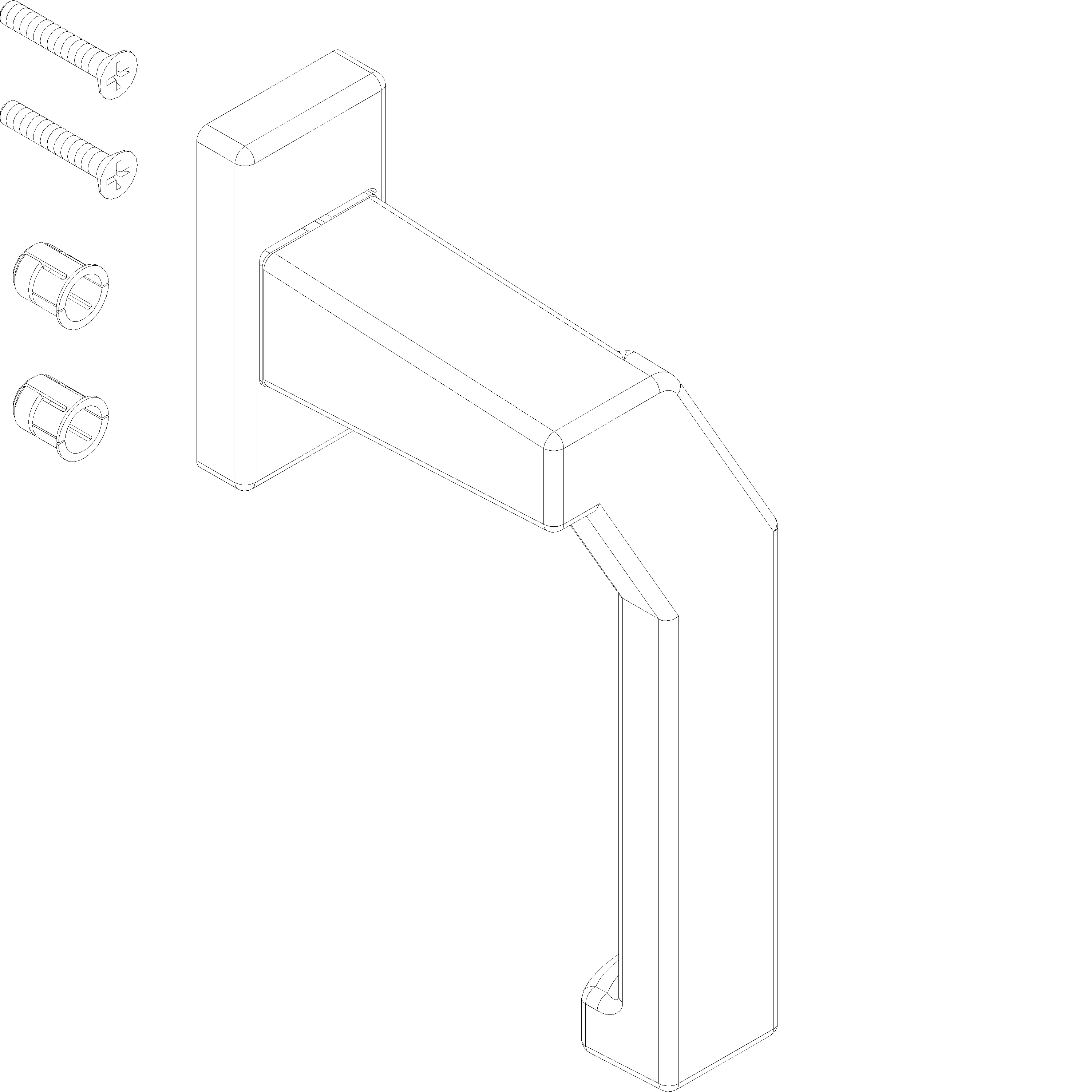 Зображення HANDLE LEFT 68 мм [022.5490.PA]