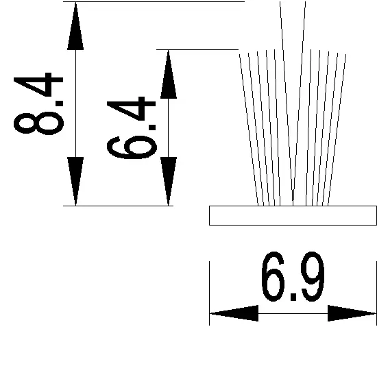 Зображення Щіткове ущільнення 7.25 мм [022.7188]