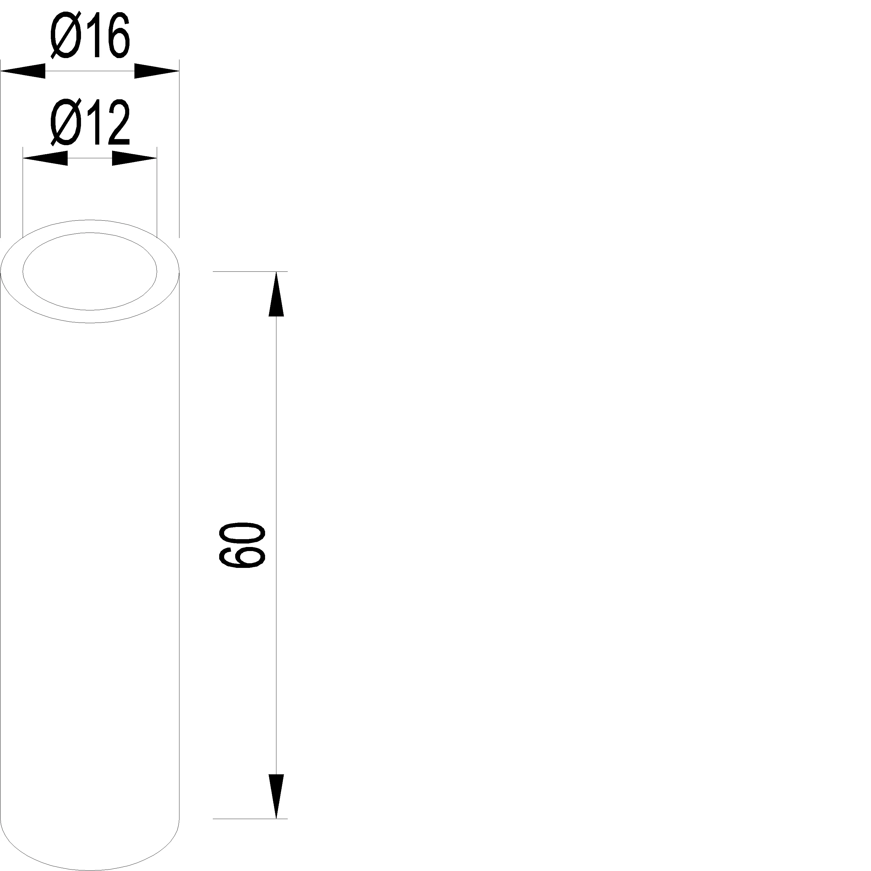 Зображення SPACER 16x60 мм [024.5102]
