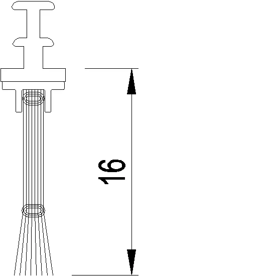 Зображення Щіткове ущільнення 16 мм [029.5402]
