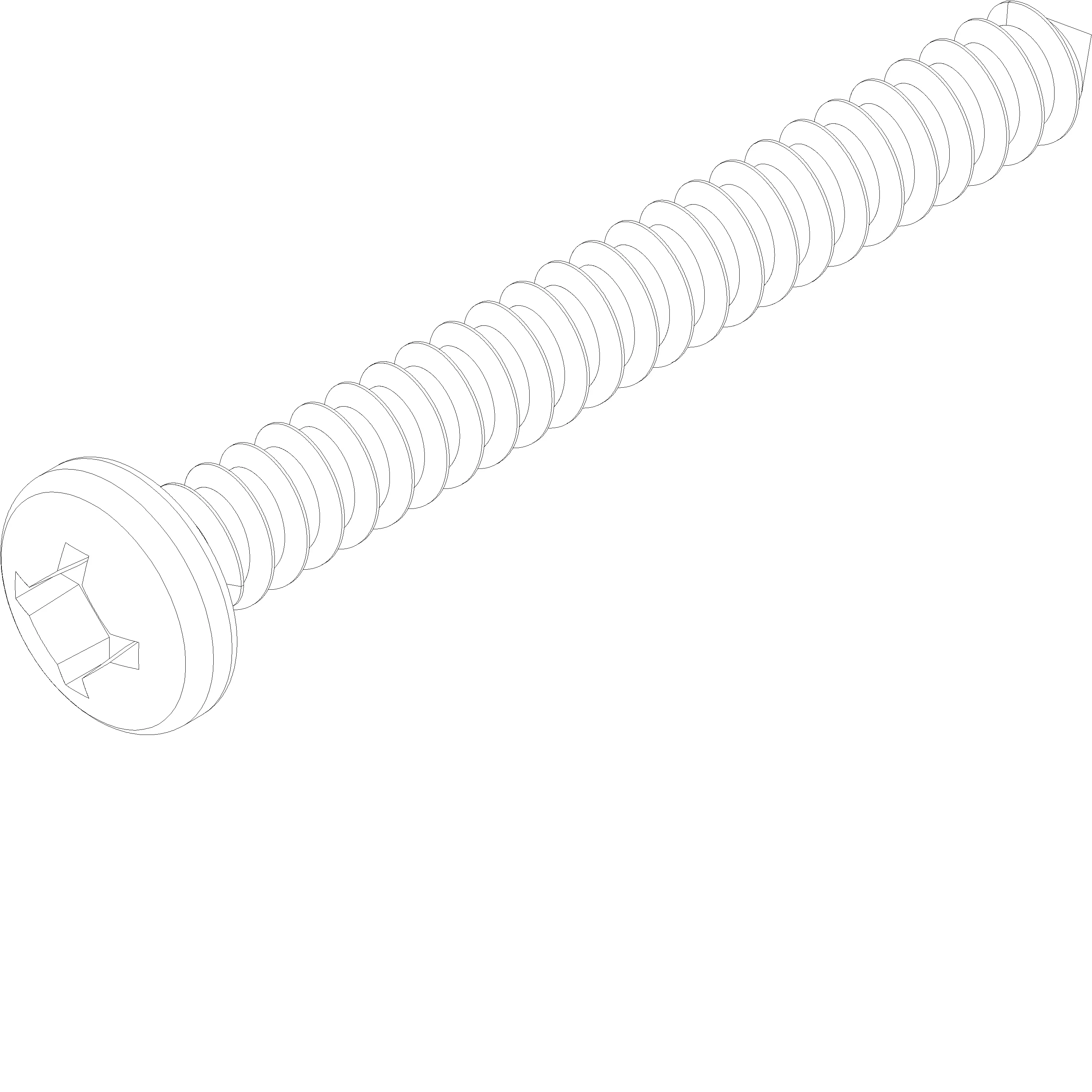Зображення SCREW SHEET TCB SR2 4.2x38 [030.5215]