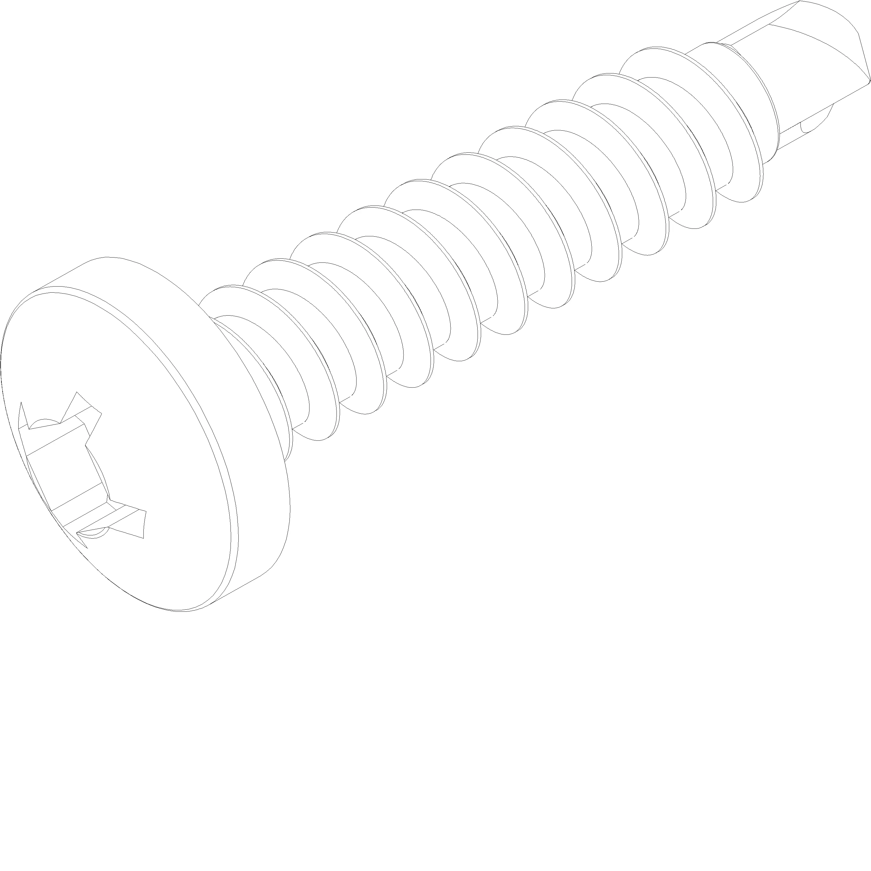Зображення Саморіз 4.8x25 SR2 [030.5216]