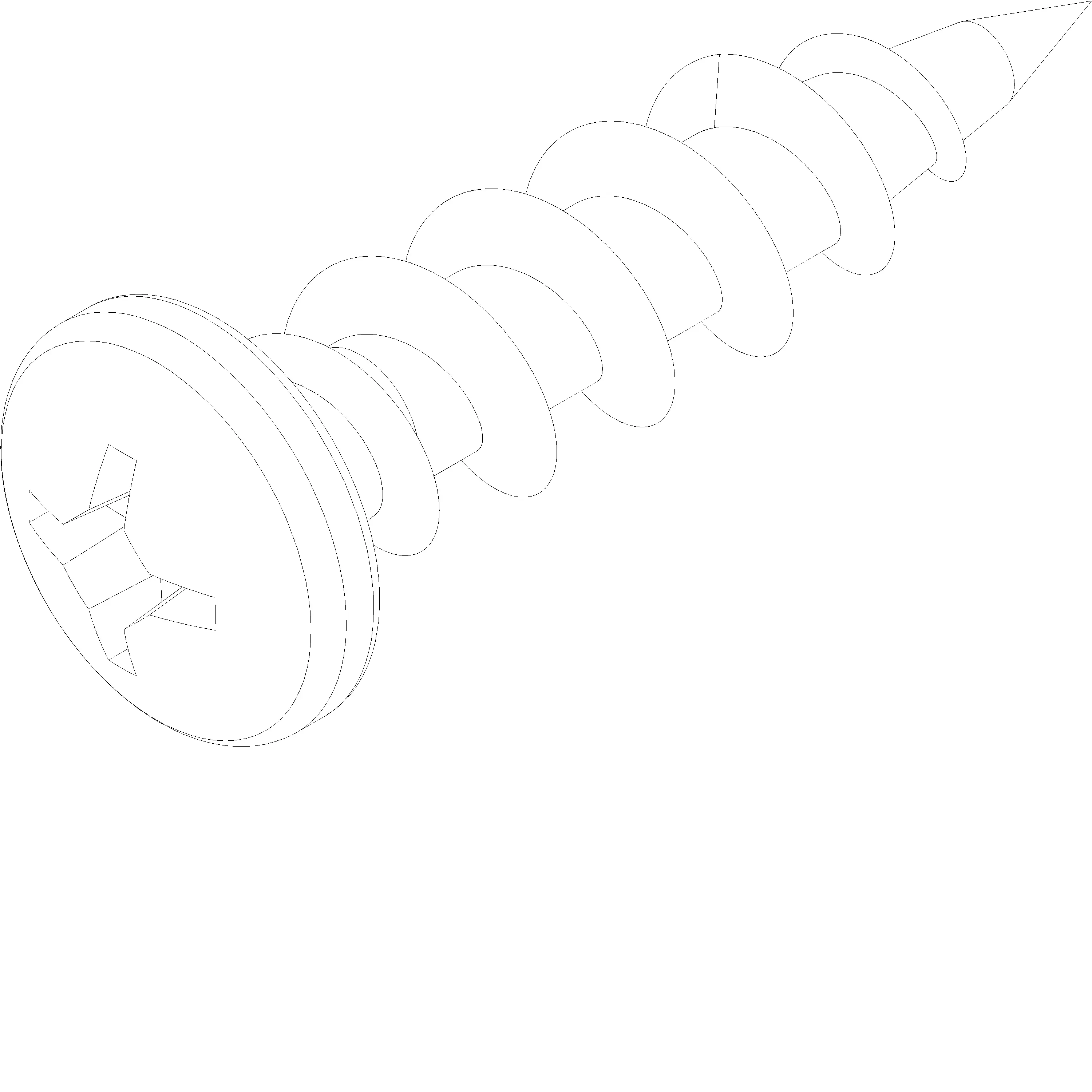 Зображення Гвинт для синтетичного матеріалу 4.3x20 [030.5217]