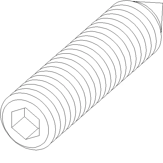 Зображення 100 Фіксуючих гвинтів M5x20 мм [032.8408]