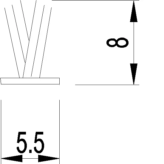 Зображення Щіткове ущільнення з липкою стрічкою [037.5616]