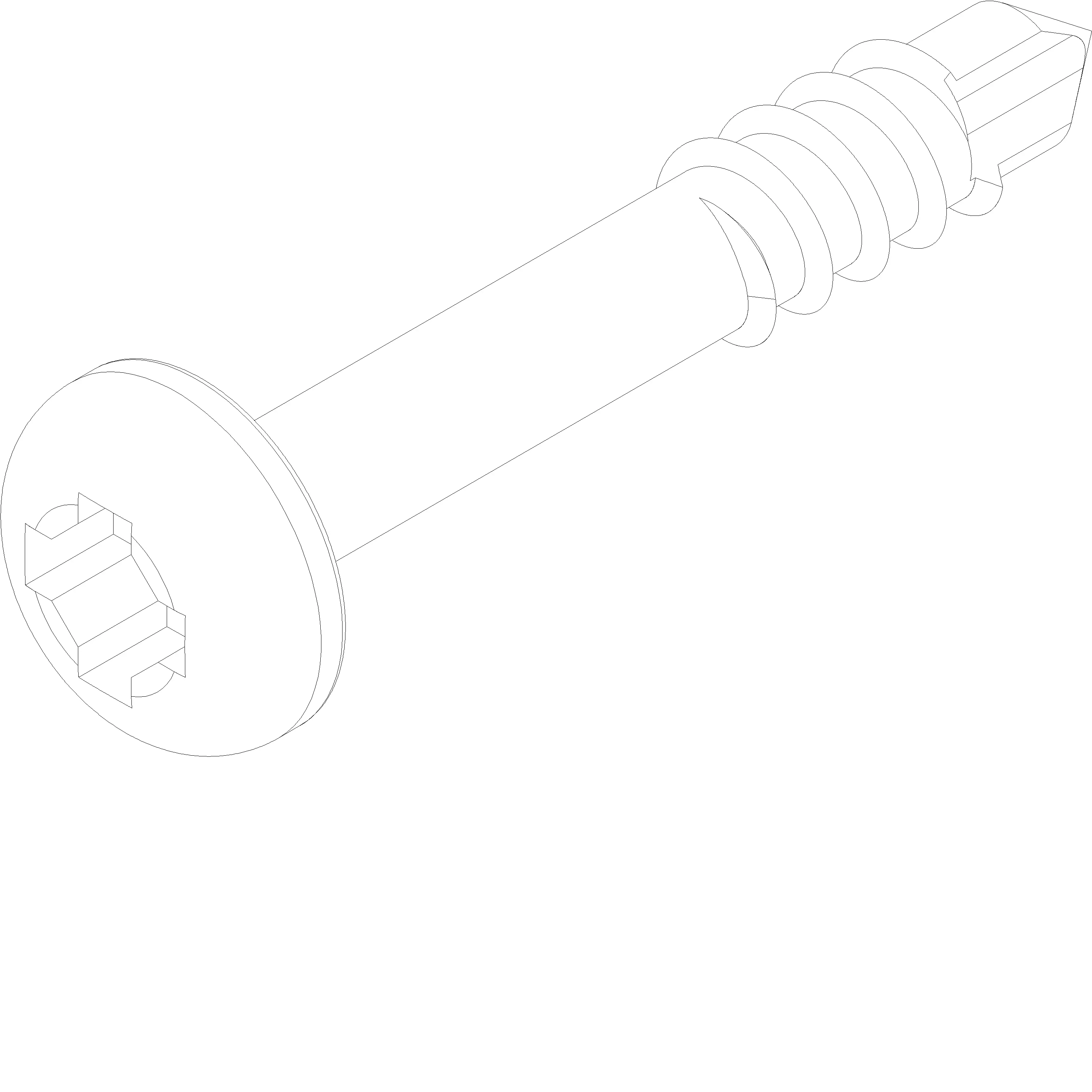 Зображення 100 Саморізів 4.2x25 SR2 [037.7309]