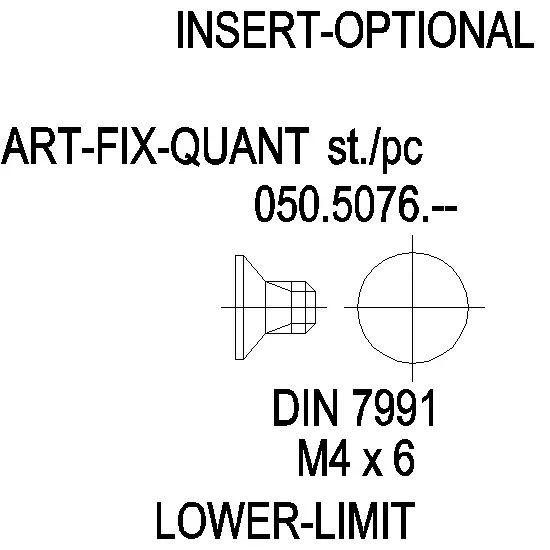 Зображення Гвинт із фіксатором різьби [050.5076]