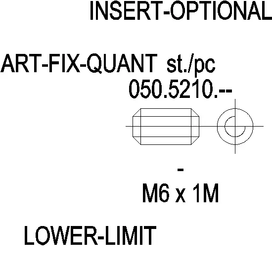 Зображення THREADED ROD M6x1M [050.5210]