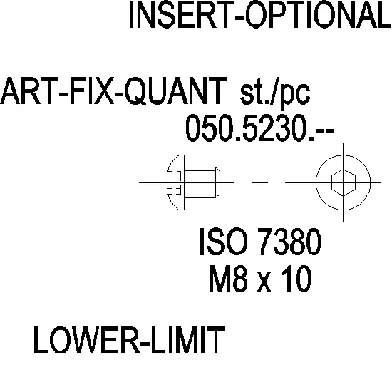 Зображення Гвинт нержавійка M8x10 [050.5230]