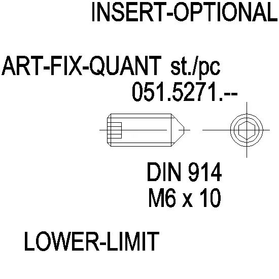 Зображення Гвинт DIN 914 нержавійка M6x10 [051.5271]