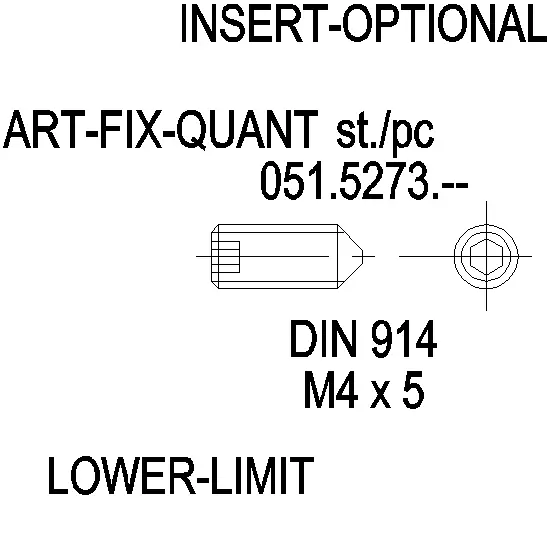 Зображення Гвинт DIN 914 нержавійка M4x5 [051.5273]