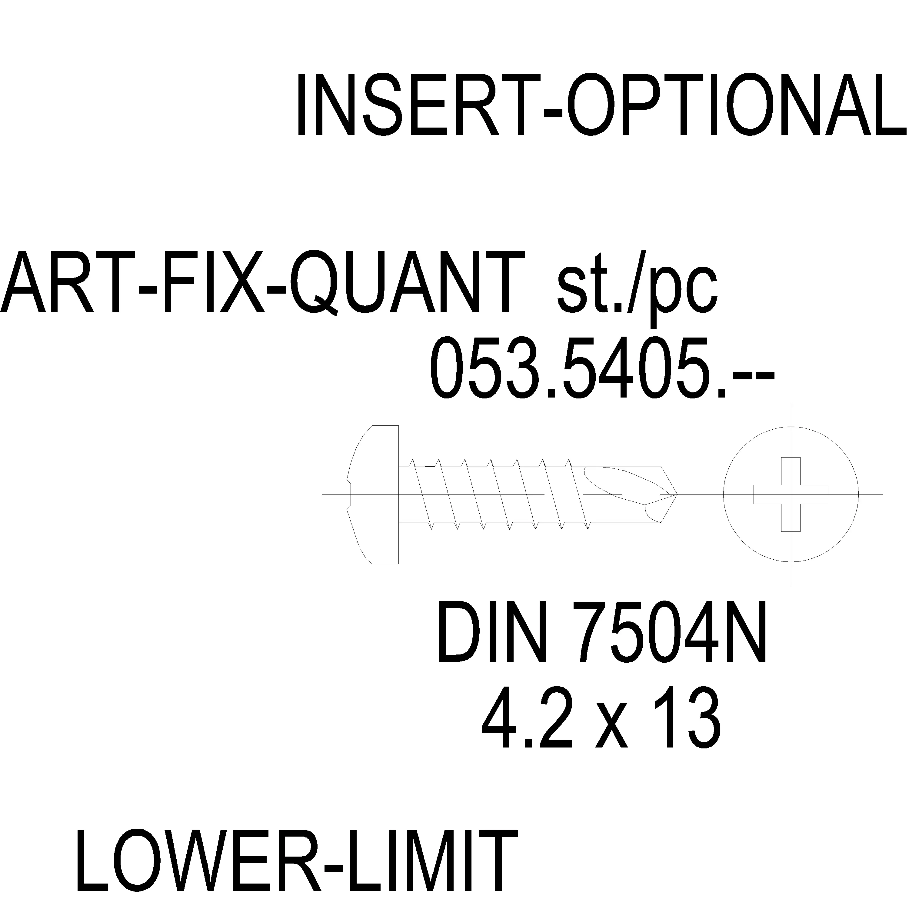 Зображення Саморіз 4.2x13 [053.5405]