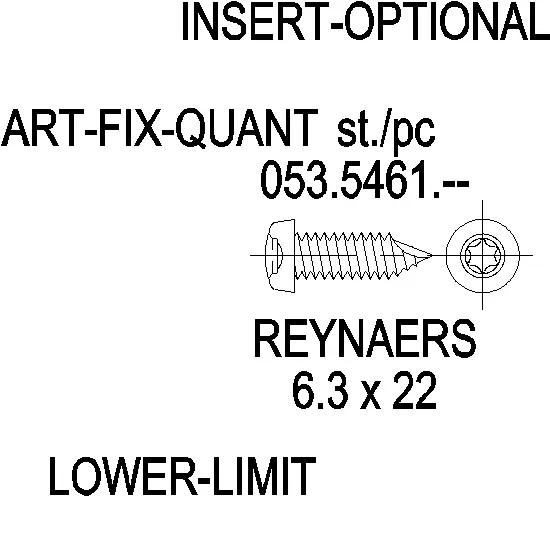 Зображення TORX Гвинт нержавійкаX 6.3x22 [053.5461]