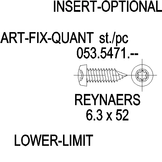 Зображення TORX Гвинт нержавійка 6.3x52 [053.5471]
