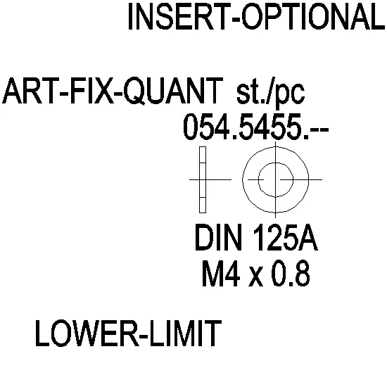 Зображення WASHER M4x0.8 [054.5455]