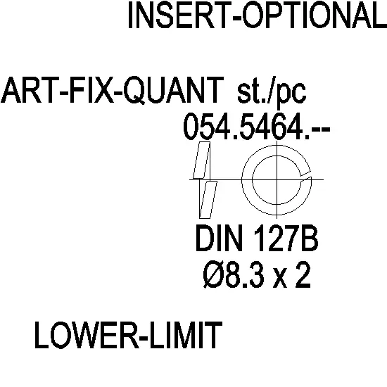 Зображення WASHER M8 [054.5464]