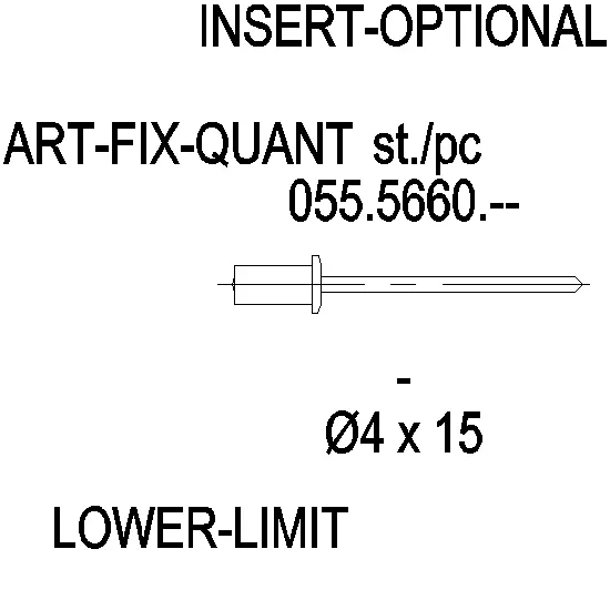 Зображення RIVET ALU ?4x15 мм [055.5660]