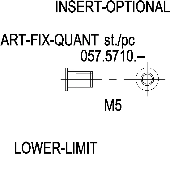 Зображення BLIND RIVET NUT CYLINDRICAL HEAD ALU M5 [057.5710]