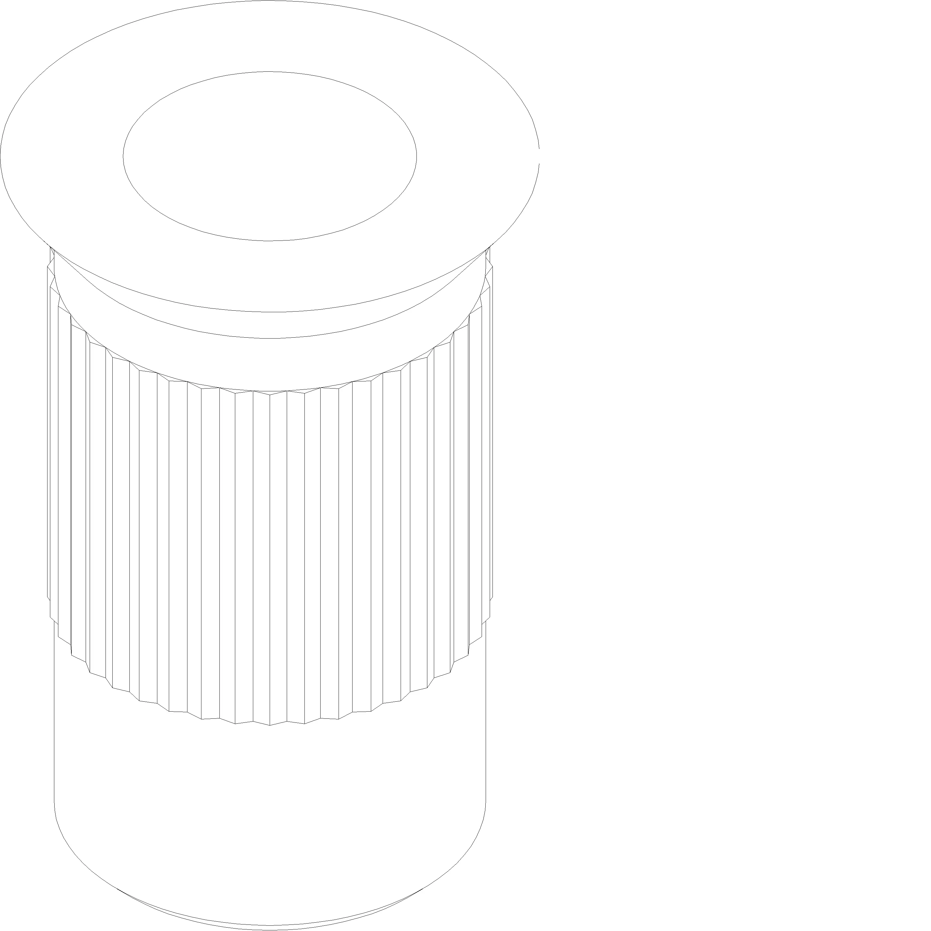 Зображення BLIND RIVET NUT SMALL COUNTERSUNK HEAD KNURLED SHANK Steel M5x12 - 75° [057.5718]