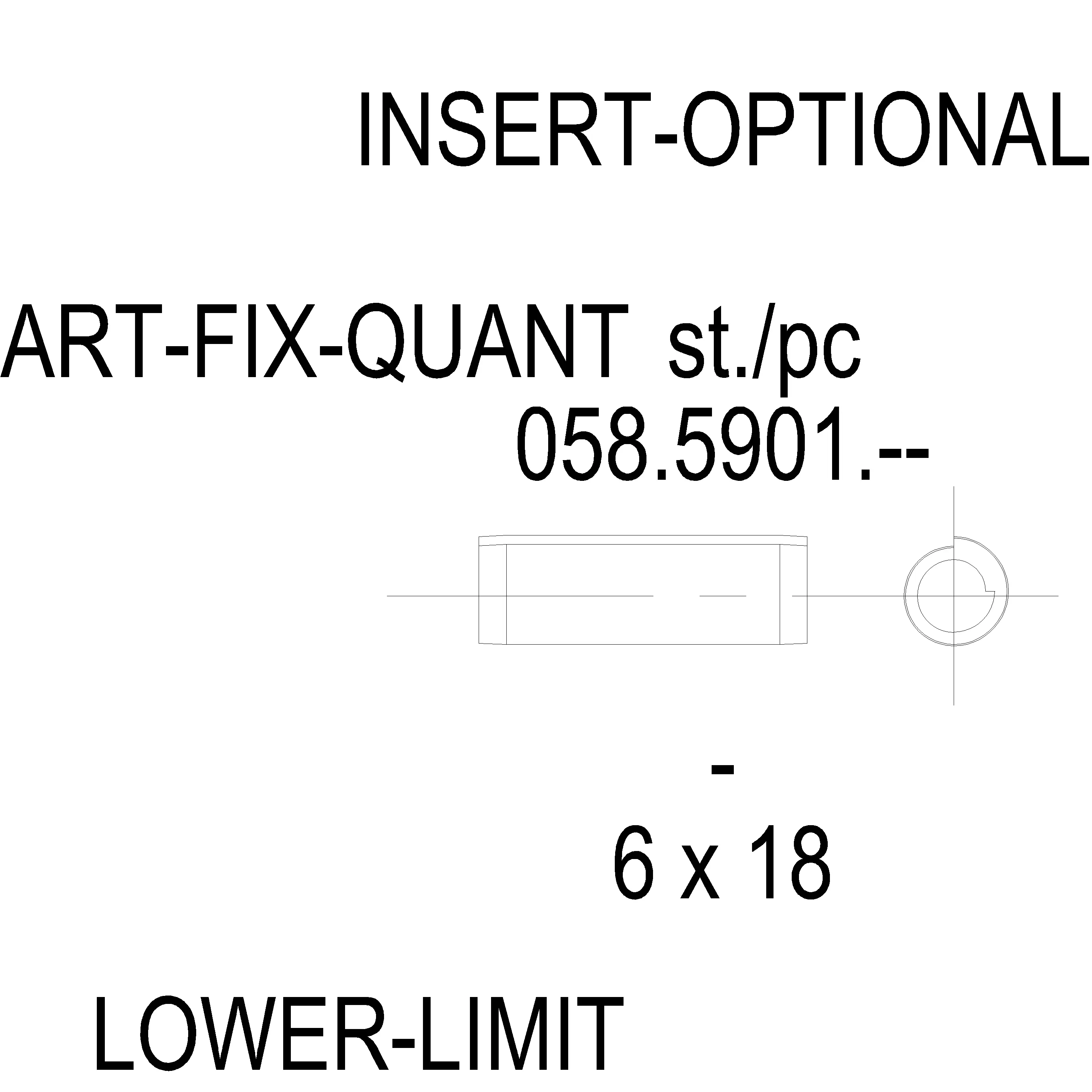 Зображення (SPANBUS) 6x18 мм [058.5901]