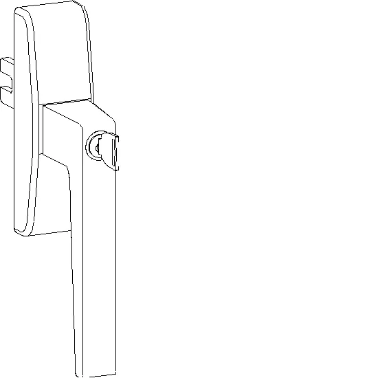 Зображення HANDLE WITH LOCK [060.6067]