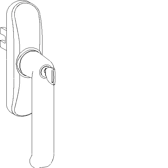 Зображення HANDLE WITH LOCK [060.6071.PA]