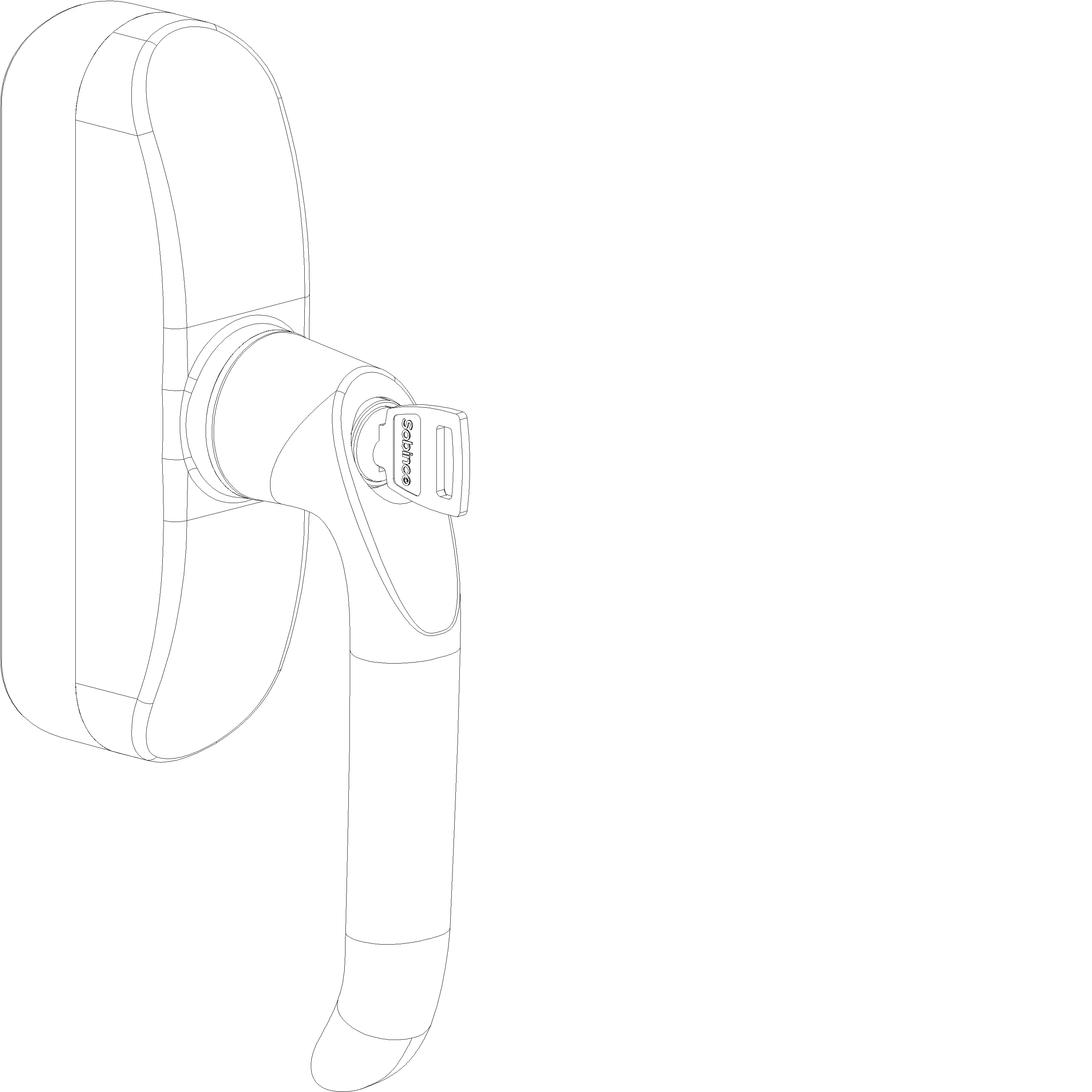 Зображення SOBINCO WINDOW SLOPED HANDLE HORIZON [060.6214.PA]