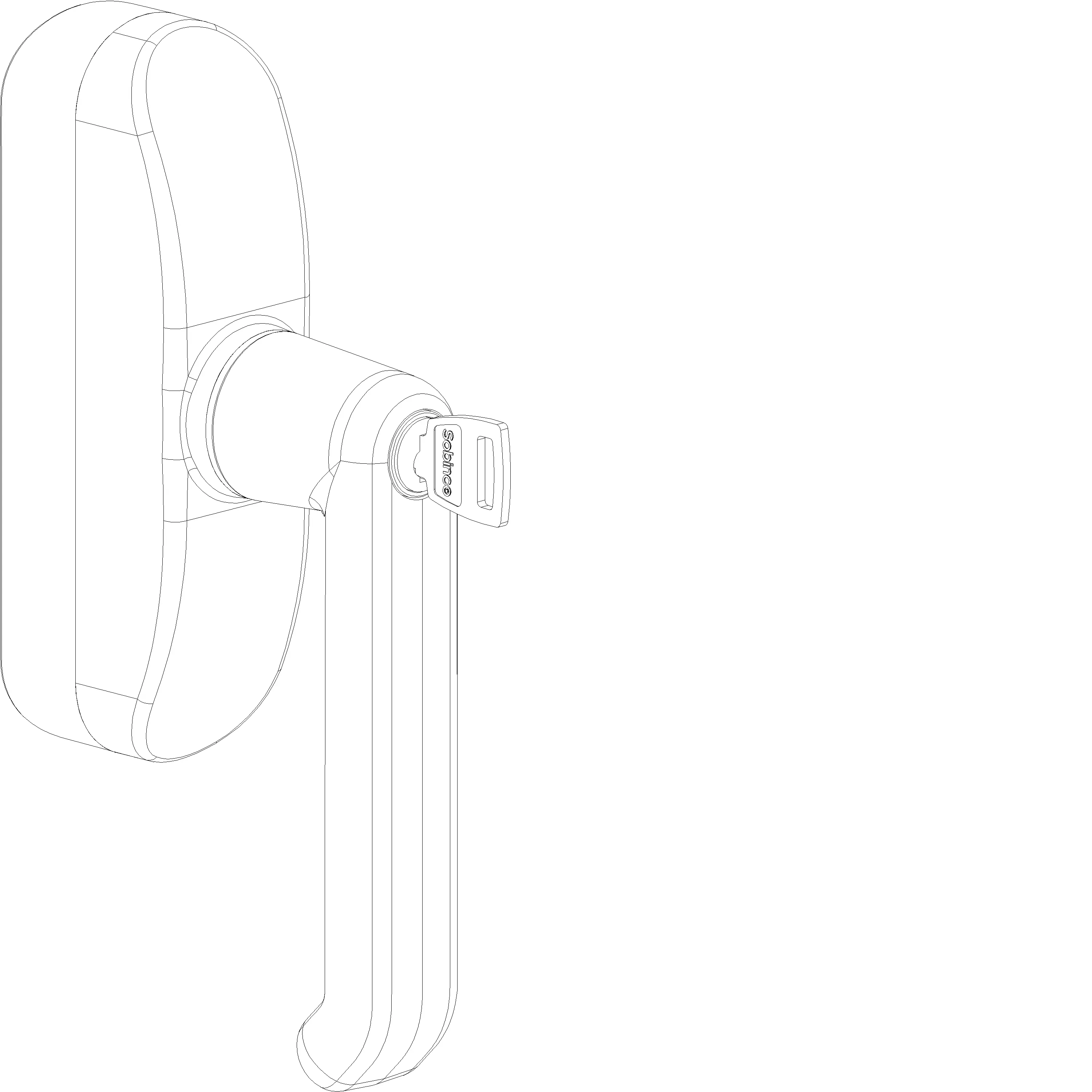 Зображення SOBINCO WINDOW SLOPED HANDLE [060.6217.PA]