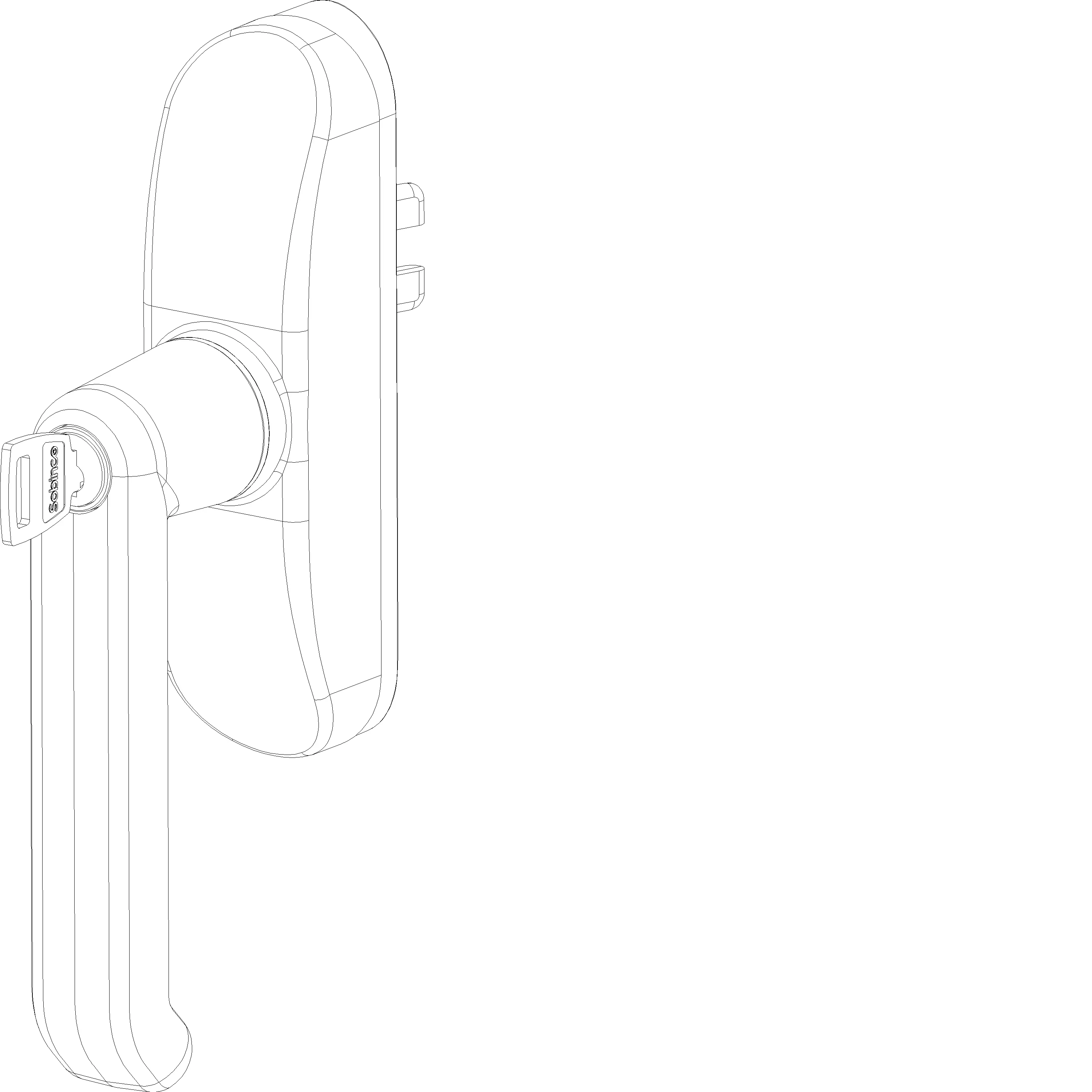 Зображення SOBINCO WINDOW SLOPED HANDLE TITU DIN R [060.6225.PA]