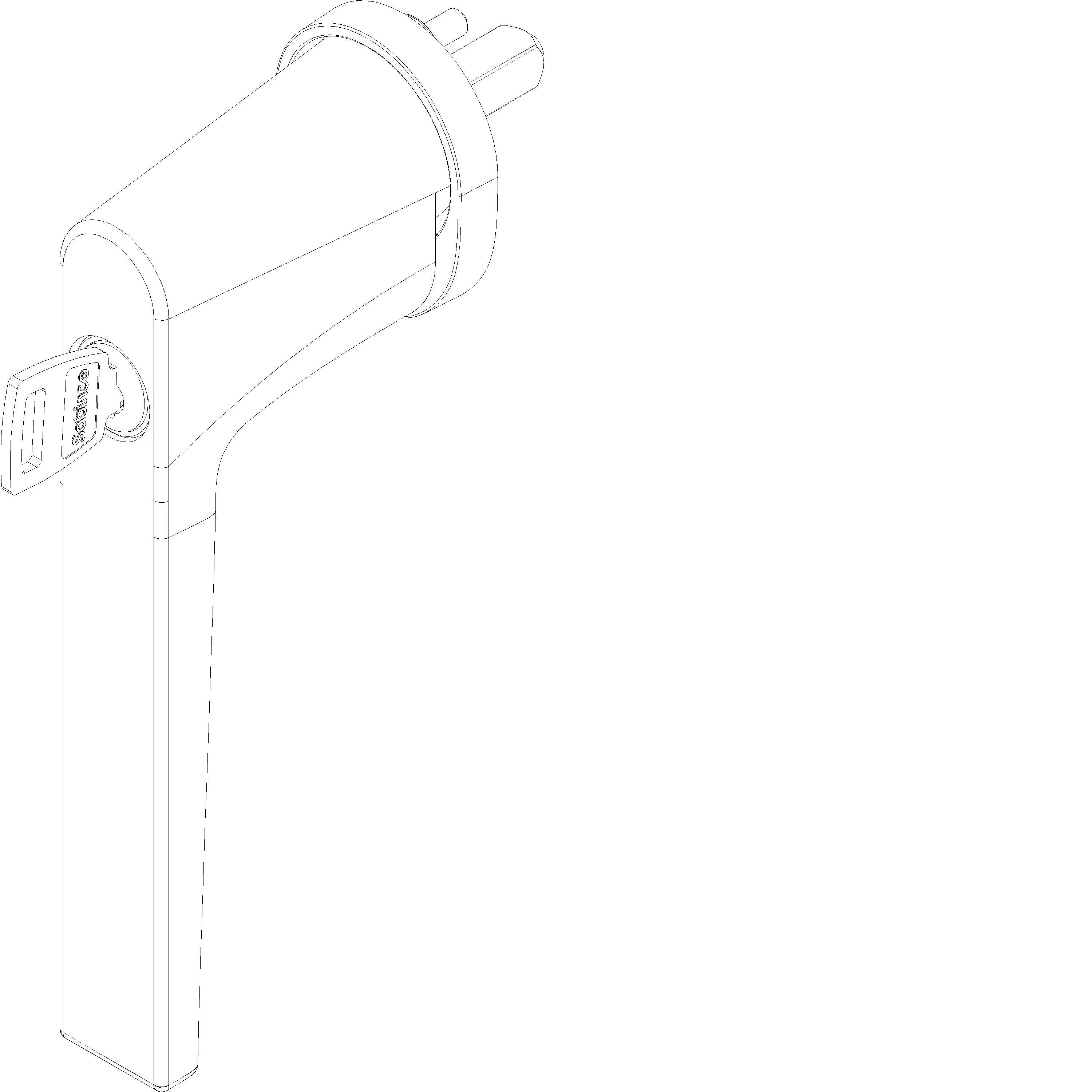 Зображення TOUCH HANDLE WITH LOCK [060.6452]