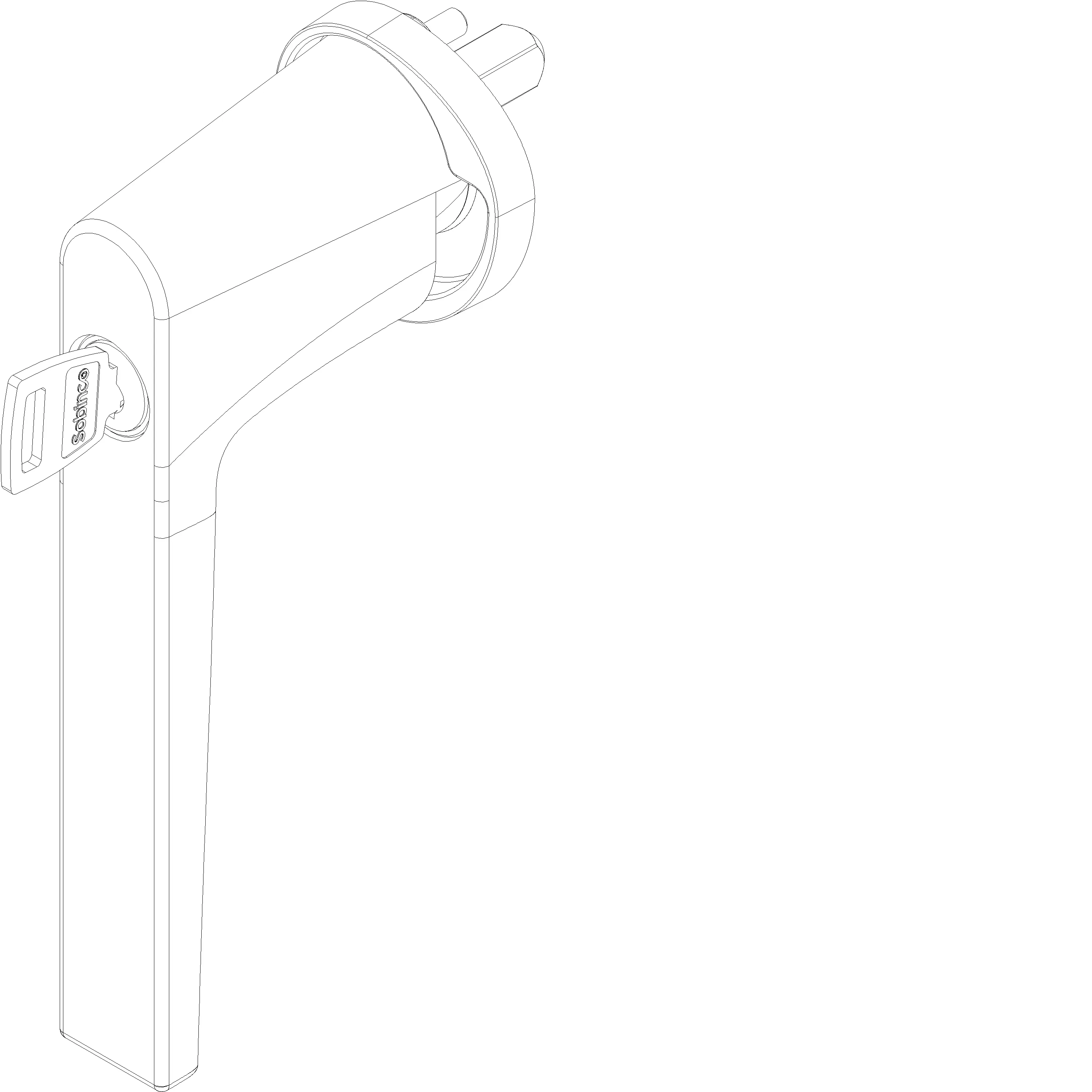 Зображення TOUCH HANDLE WITH LOCK [060.6454]