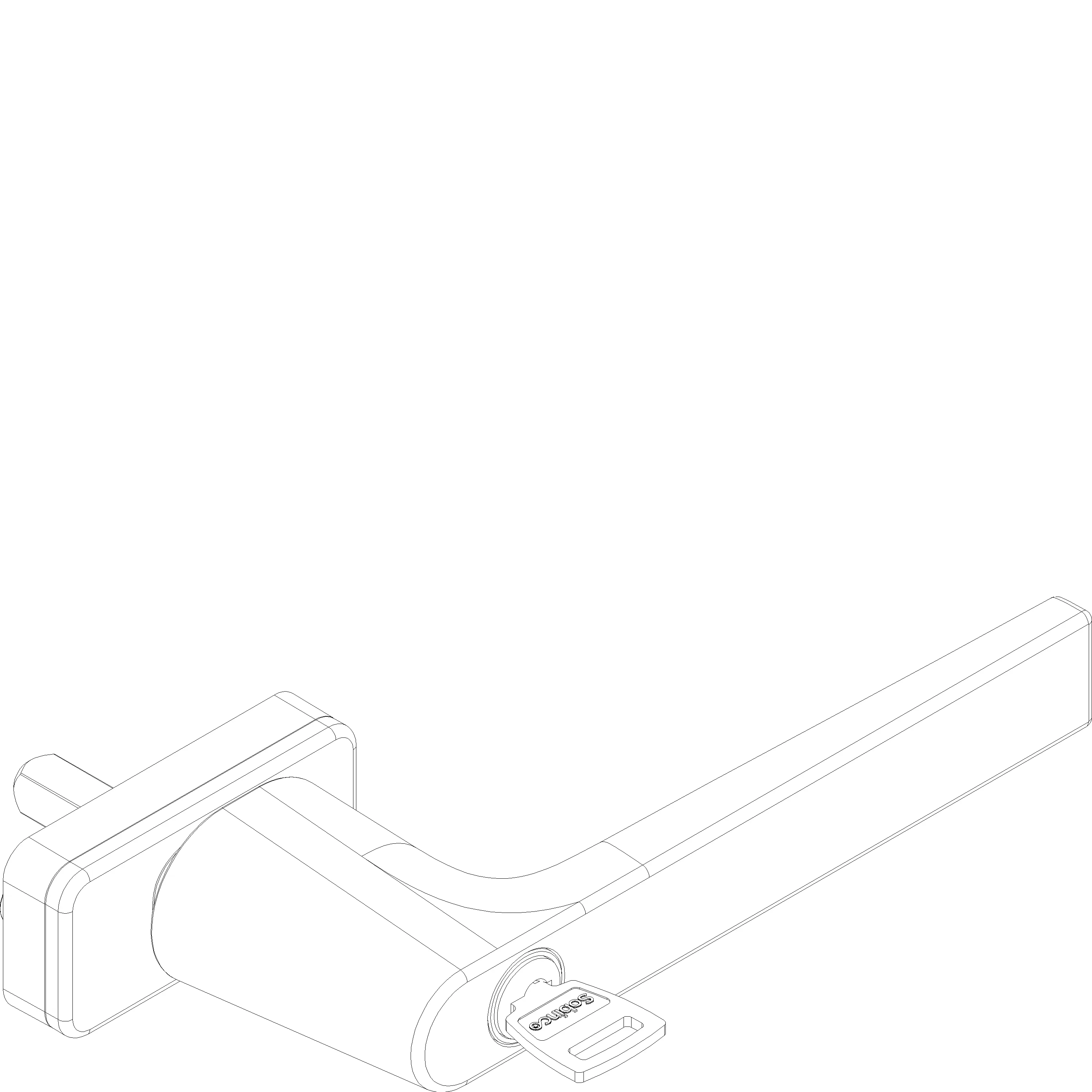 Зображення TOUCH HANDLE WITH LOCK [060.6460.PA]