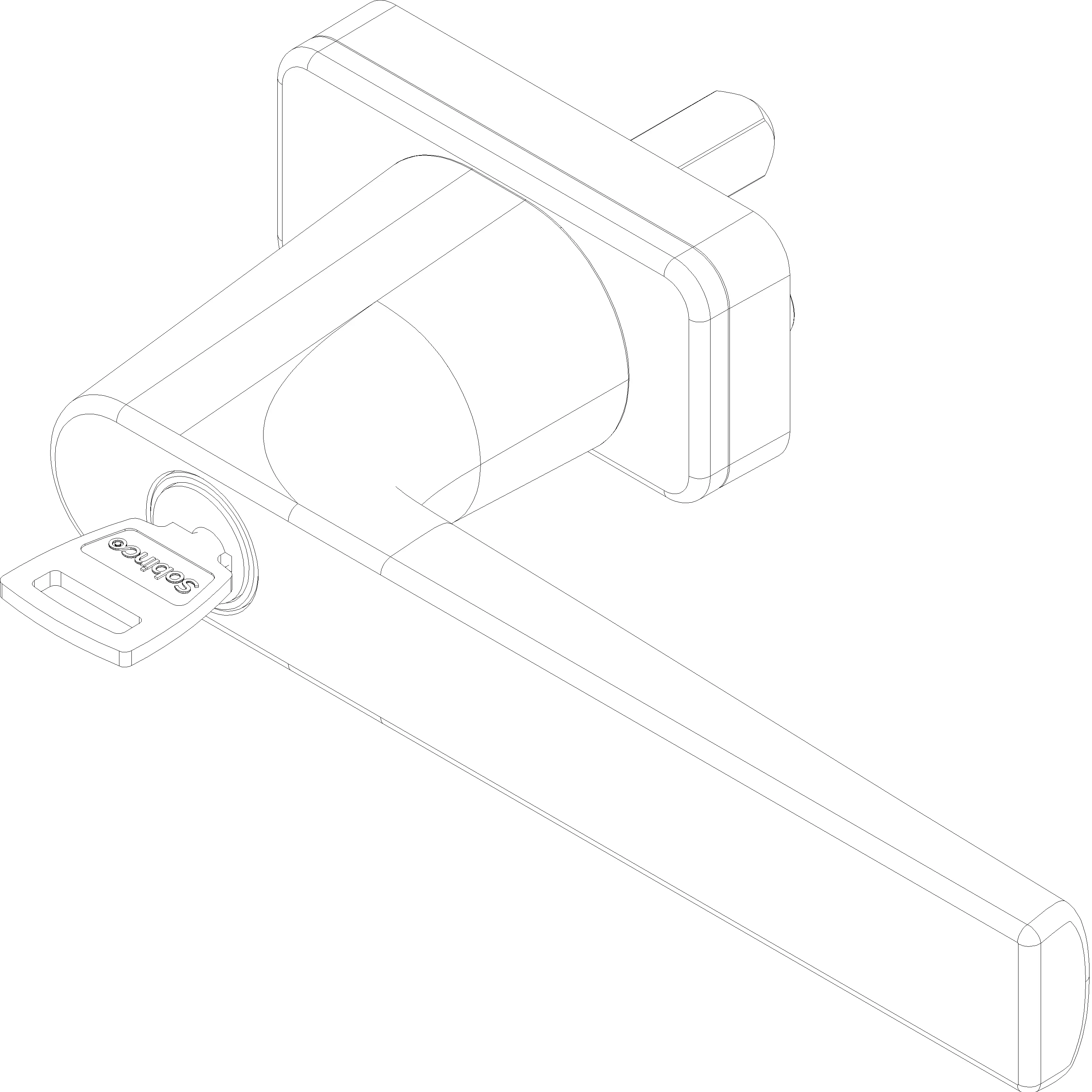 Зображення TOUCH HANDLE WITH LOCK [060.6461.PA]
