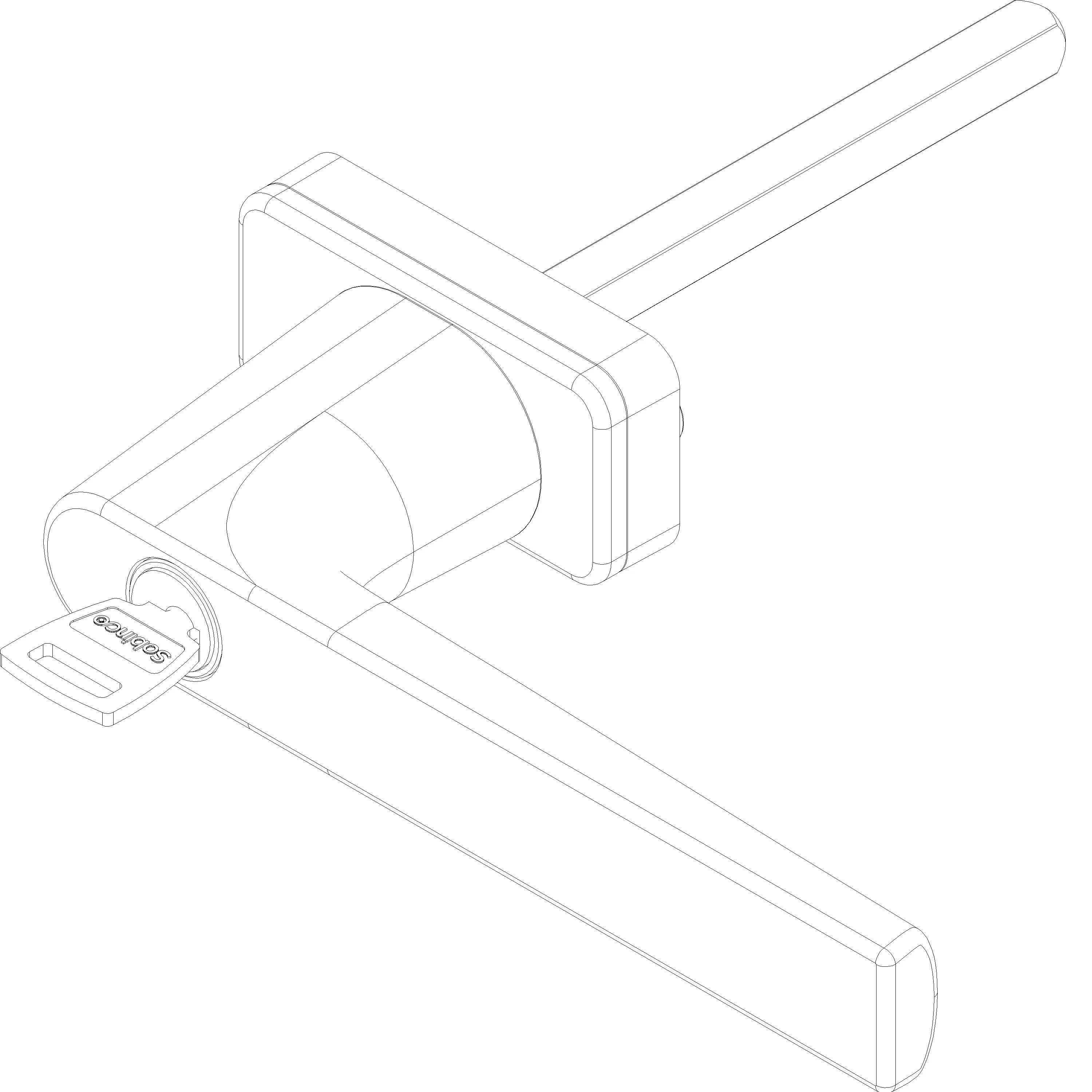 Зображення TOUCH HANDLE WITH LOCK [060.6465.PA]