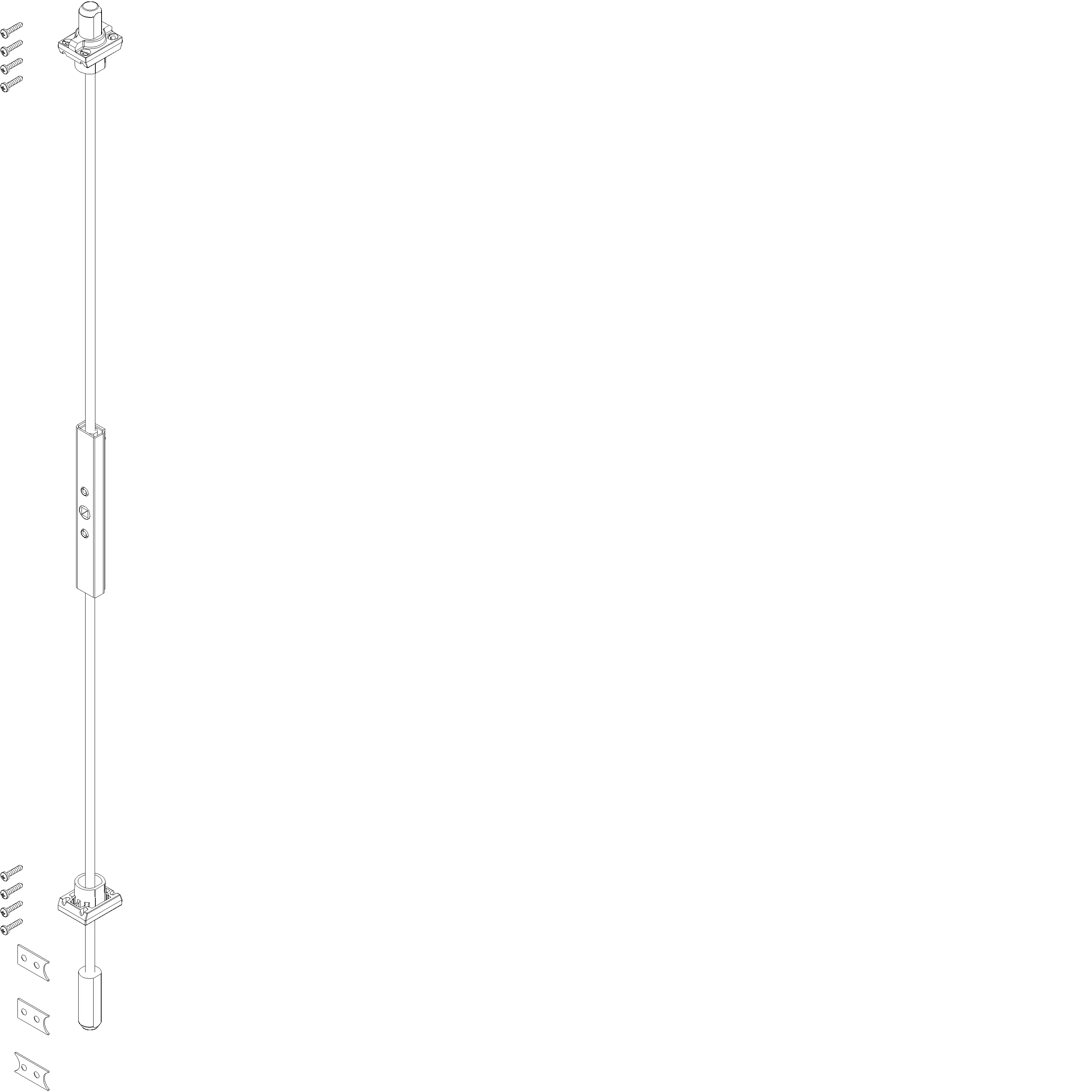 Зображення SHOOTBOLT ESPAGNOLETTE LOCK DIN L [060.6551]