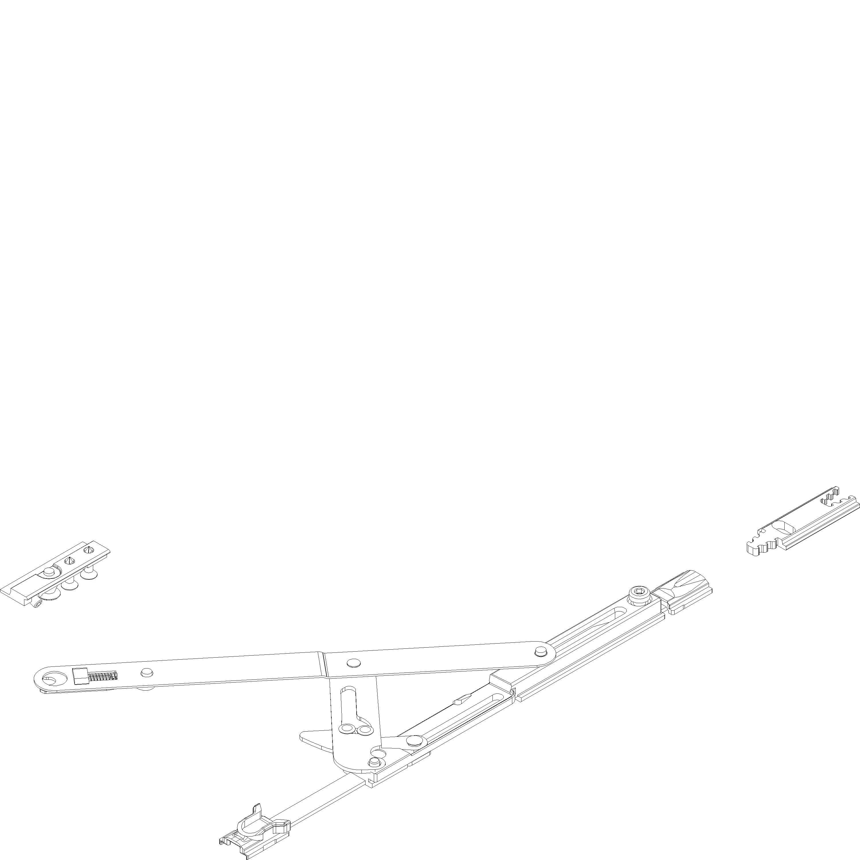 Зображення BASIC SET FRICTION STAYS BOTTOM HUNG WINDOW [060.6771]