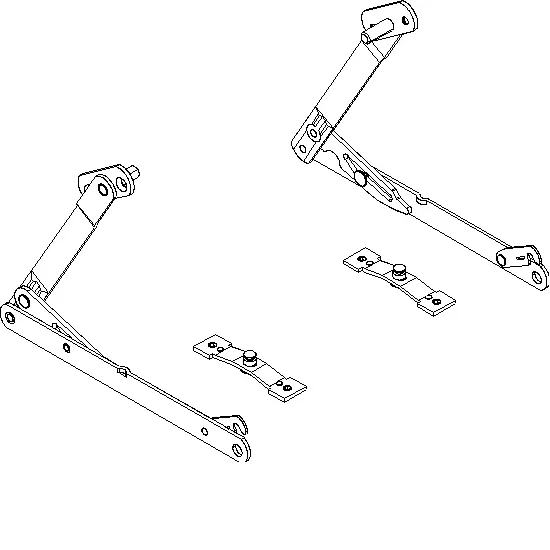 Зображення FRICTION STAYS BOTTOM HUNG WINDOW GR1 [060.7152]