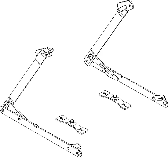 Зображення FRICTION STAYS BOTTOM HUNG WINDOW GR2 [060.7153]