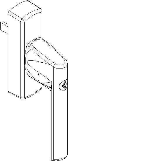 Зображення HANDLE WITH LOCK [060.7214.PA]